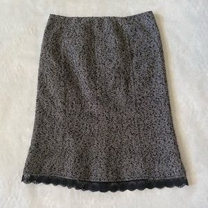 White House Black Market Tweed Trumpet Skirt